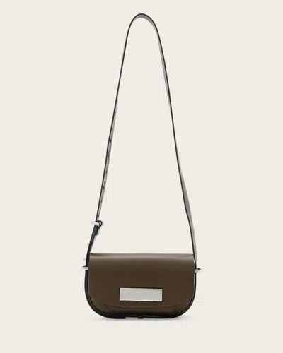 Allsaints Etta Leather Satchel Crossbody Bag
