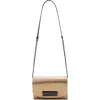 Allsaints Etta Metallic Leather Clutch Bag In Gold