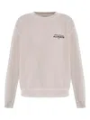 Allsaints Soleil Etta Cotton Graphic Sweatshirt In Neutral