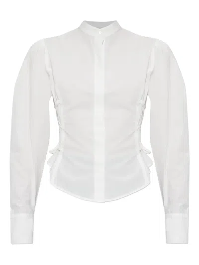 ALLSAINTS EVANNA PUFF-SLEEVE SHIRT