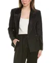 Allsaints Afia Skye Wool-blend Blazer In Black