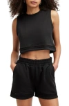 ALLSAINTS EWELINA LILA CROP TANK