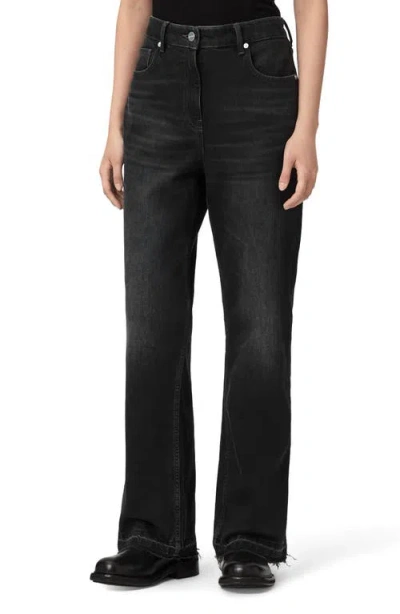 Allsaints Fable Bootcut Jeans In Black
