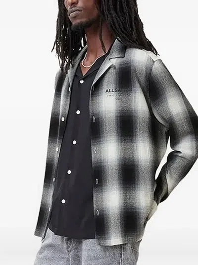 ALLSAINTS FADED CHECKED SHIRT