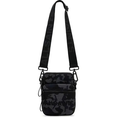 Allsaints Falcon Pouch In Camo Blue
