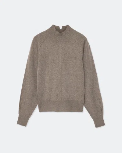 Allsaints Fedi Cashmere-blend Sweater In Gray