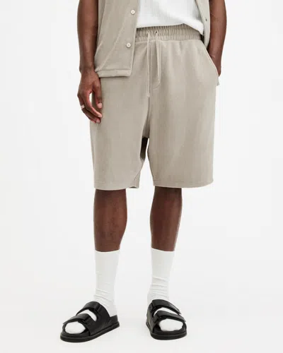 Allsaints Felix Relaxed Fit Towel Shorts