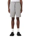 Allsaints Mens Felix Logo-embroidered Relaxed-fit Recycled-polyester Shorts Machine Grey Xs In Machine Grey