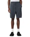 Allsaints Mens Felix Logo-embroidered Relaxed-fit Recycled-polyester Shorts Pitched Blue Xs In Pitched Blue