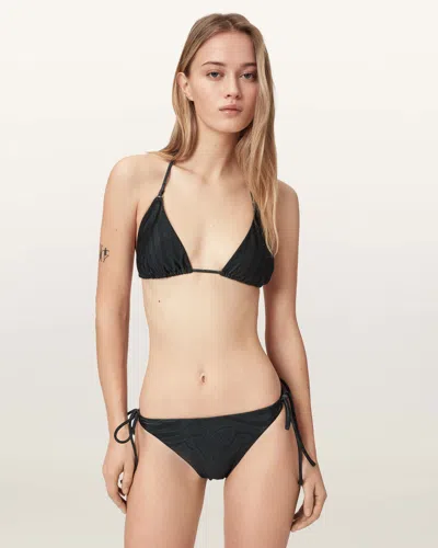 Allsaints Female Saph Triangle Bikini Bottoms In Black