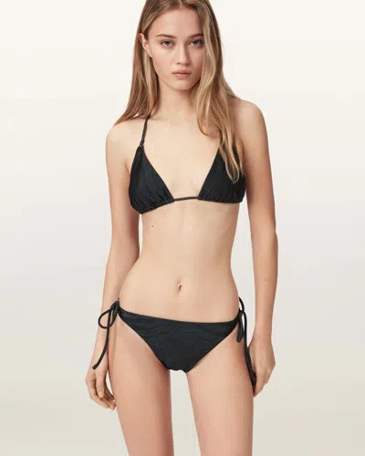 Allsaints Female Saph Triangle Bikini Top In Black