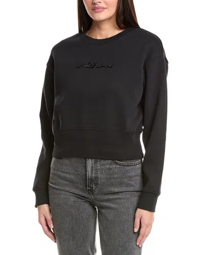 Allsaints Fern Embellished Sweatshirt In Black