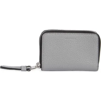 Allsaints Fetch Card Wallet In Slate Blue