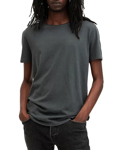 Allsaints Figure Cotton Tee In Carter Grey