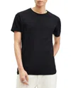Allsaints Brace Cotton Tee In Jet Black