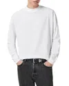 Allsaints Finn Long Sleeve Tee In Optic White