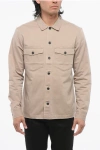 Allsaints Firebase Distressed Cotton Shirt