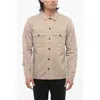 Allsaints Firebase Distressed Cotton Shirt