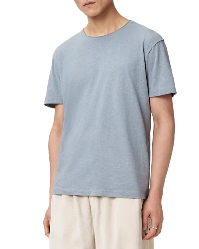 Allsaints Flax Regular Fit Crewneck T-shirt In Blue
