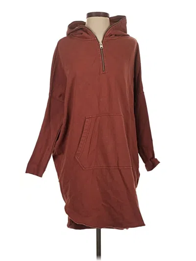 Pre-owned Allsaints Fleece Jacket In Brown