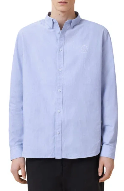 Allsaints Fletcher Pinstripe Cotton Button-up Shirt