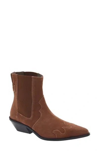 Allsaints Fleur Bootie In Cognac Brown