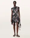 Allsaints Fleur Handkerchief Hem Dress