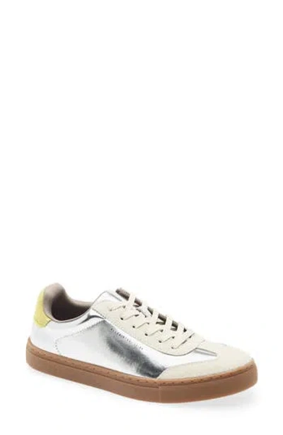 Allsaints Flip Leather Sneaker In White