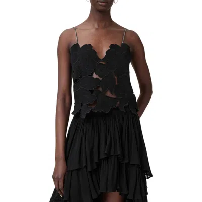 Allsaints Flora Appliqué Cotton Camisole