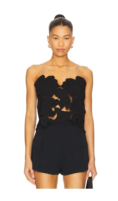 Allsaints Flora Top In Black