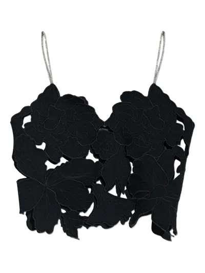 Allsaints Flora Top In Black