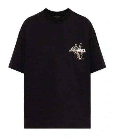 ALLSAINTS FLORAL LOGO SHORTSLEEVE TEE