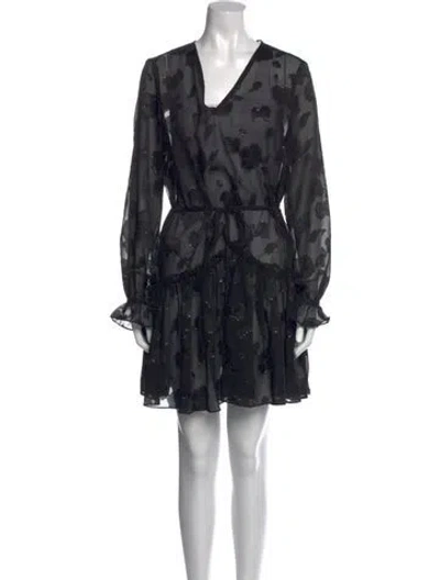 Pre-owned Allsaints Floral Print Mini Dress In Multi