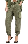Allsaints Florence Cargo Joggers In Washed Khaki
