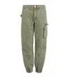 Allsaints Florence Cargo Joggers In Brown