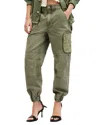 Allsaints Florence Cargo Joggers In Washed Khaki