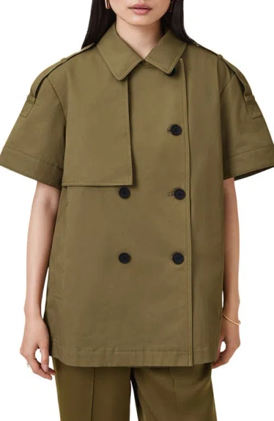 Allsaints Flow Logo Cotton Jacket