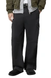 Allsaints Flynn Cargo Trousers In Koto Black