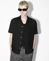 Allsaints Forge Relaxed Fit Lightweight Shirt In Black