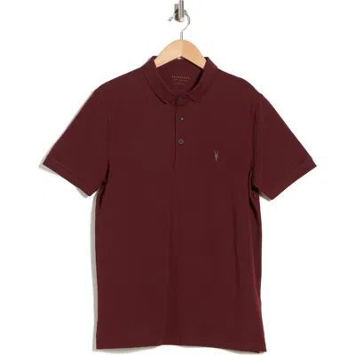Allsaints Form Cotton Polo In Multi