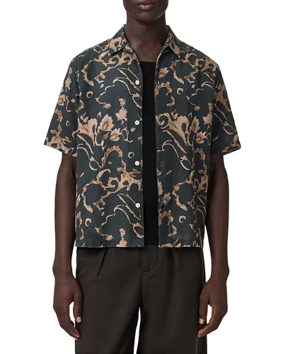 Allsaints Fortune Short Sleeve Shirt In Multi