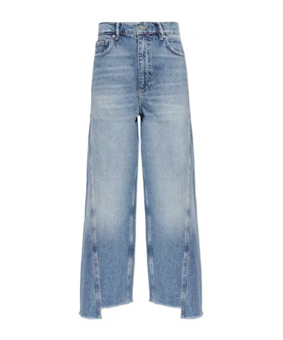 Allsaints Fox Wide-leg Jeans In Blue