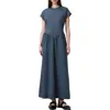 Allsaints Frankie Dress In Oyster Blue