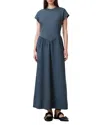 Allsaints Frankie Dress In Oyster Blue