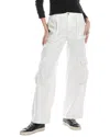 Allsaints Frieda Straight Cargo Trousers In White