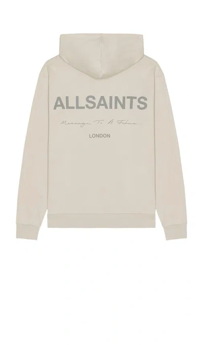 Allsaints Future Hoodie In Gray