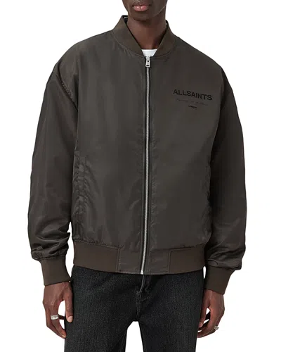 Allsaints Future Relaxed Fit Bomber Jacket In Black