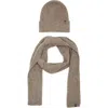 Allsaints Fuzzy Beanie & Scarf Gift Set