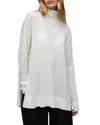 Allsaints Merino Wool Gala Sweater In Chalk White
