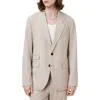 Allsaints Gallow Blazer In Hammock Taupe